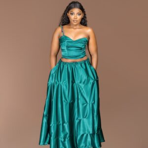 Green Dufie Two Piece