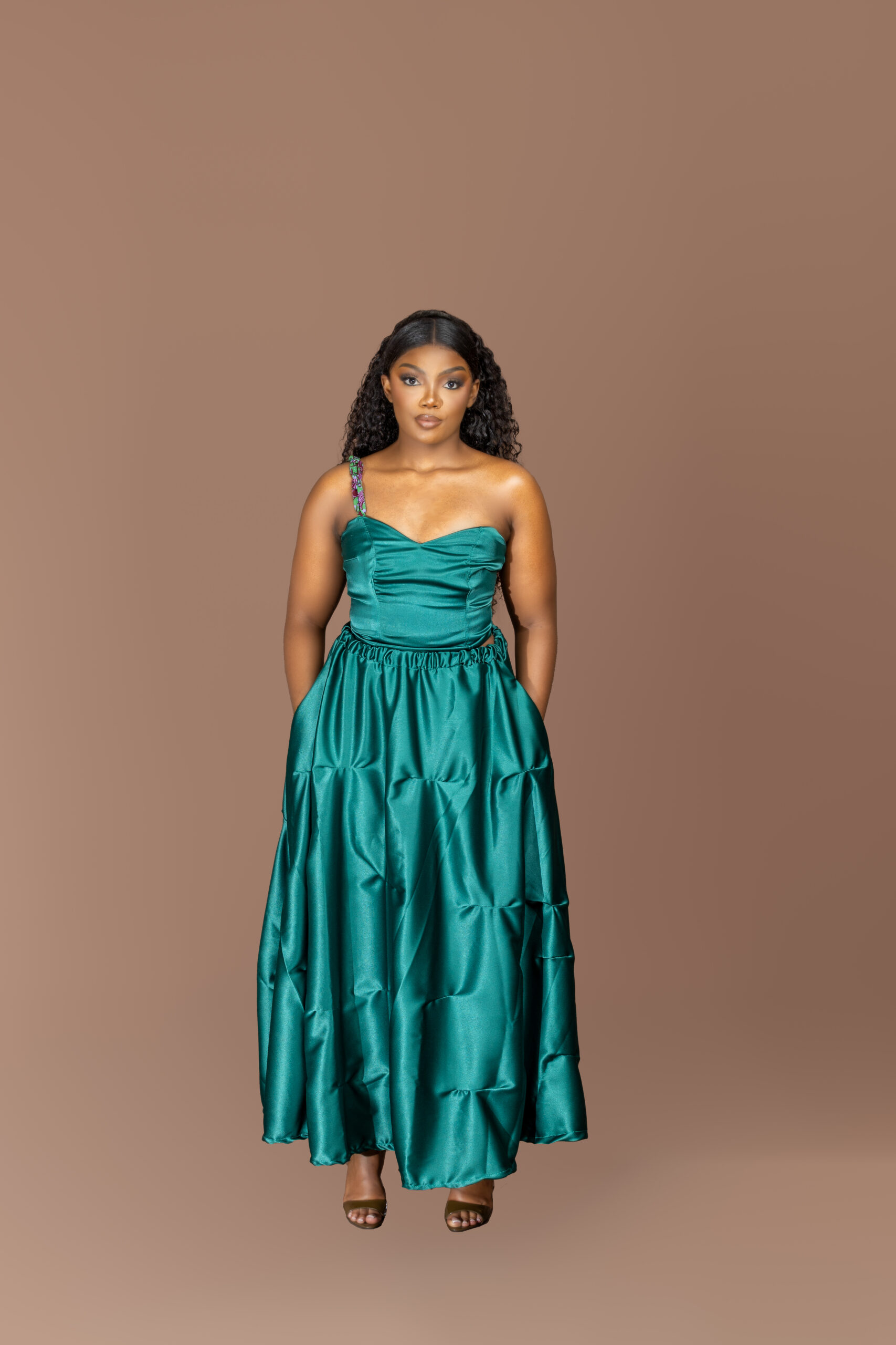 Green Dufie Two Piece