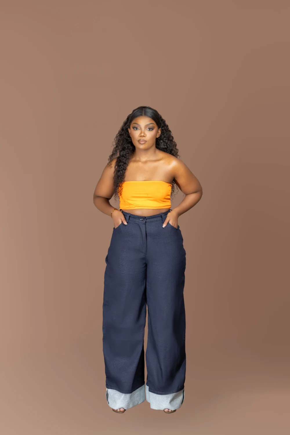 Denim trousers